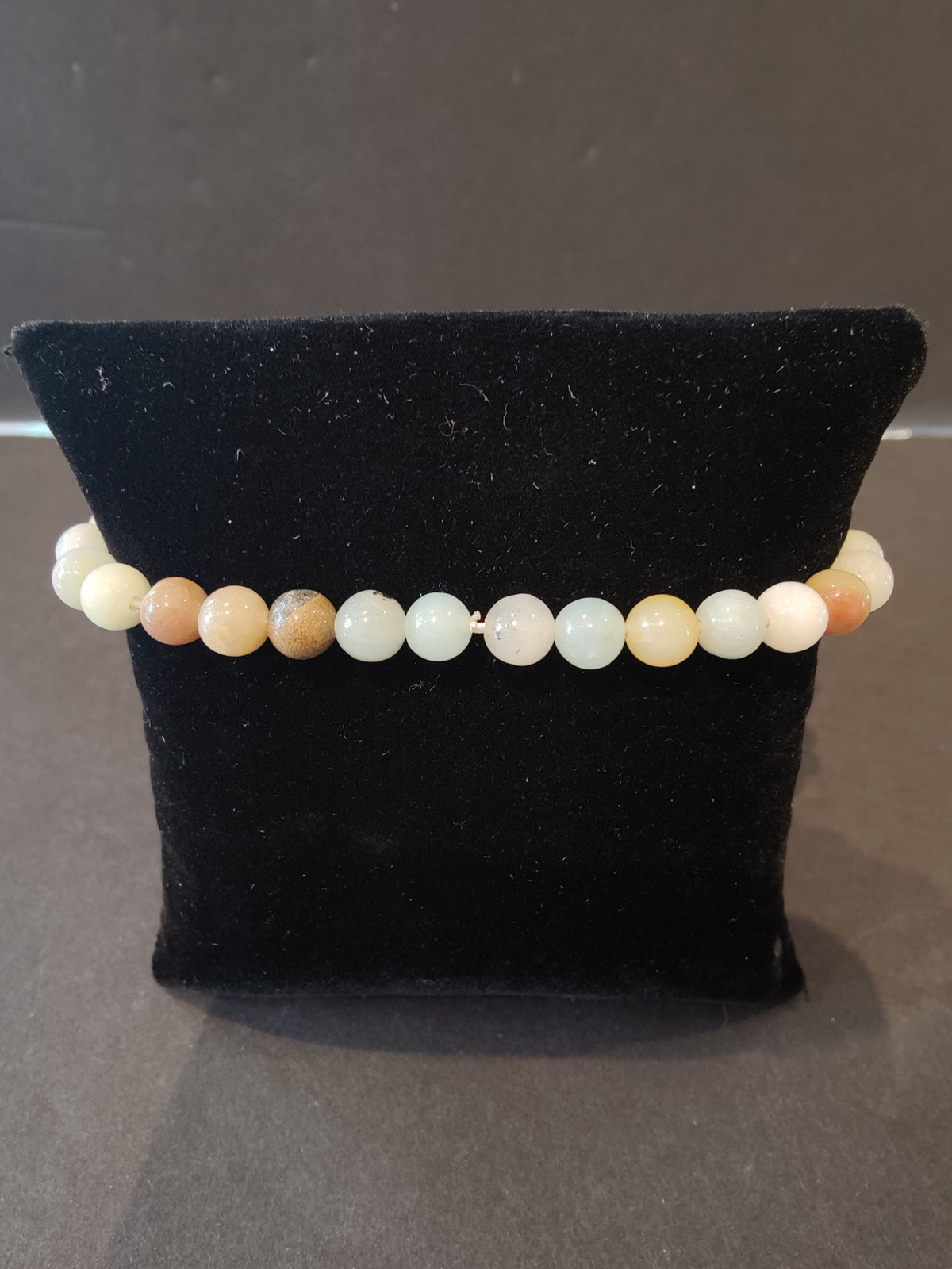 Beaded Stone Bracelet 6mm