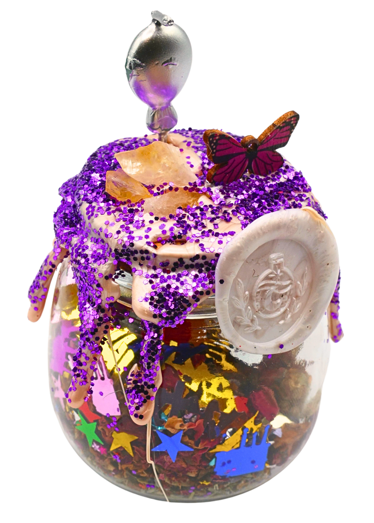 Birthday Wishes & Butterfly Kisses Spell Jar