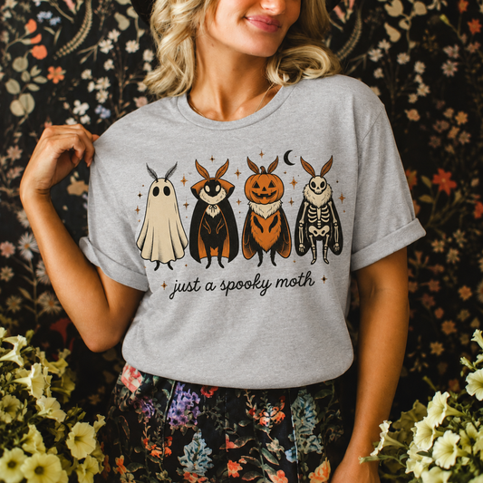 Spooky Moth(man) Tee | Cryptid Graphic T-Shirt