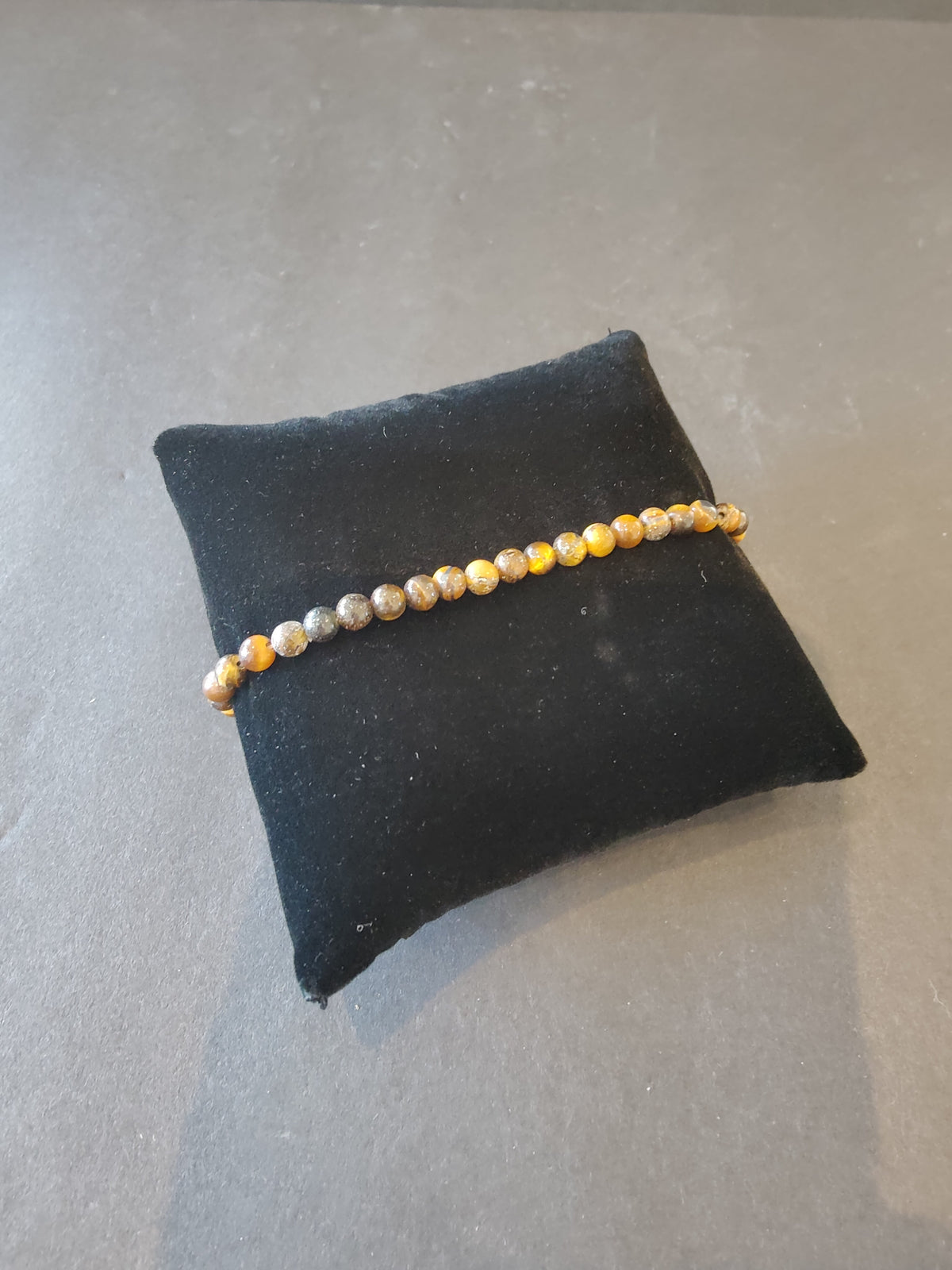 Beaded Stone Bracelet 4mm