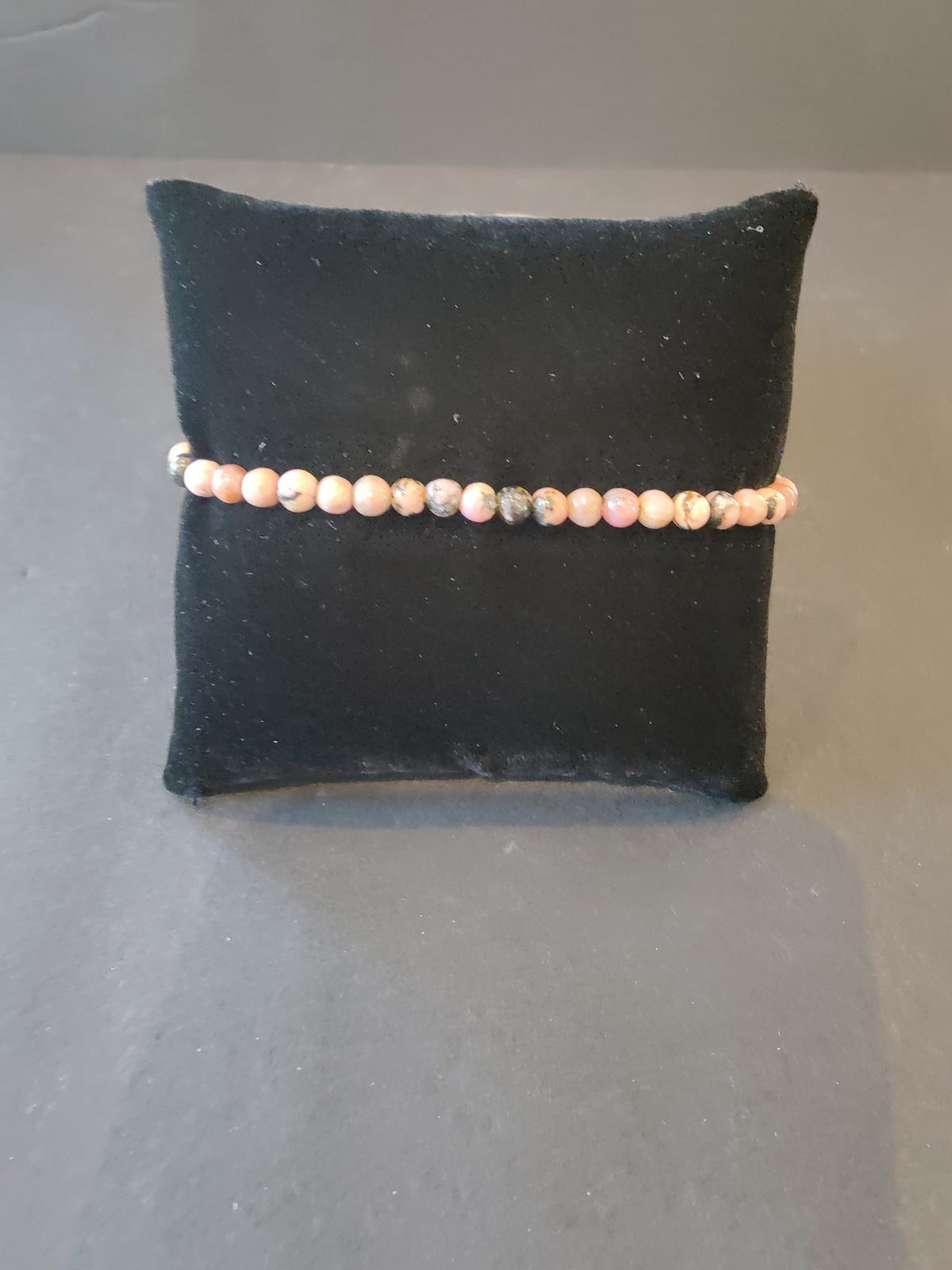 Beaded Stone Bracelet 4mm