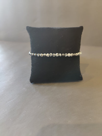 Beaded Stone Bracelet 4mm