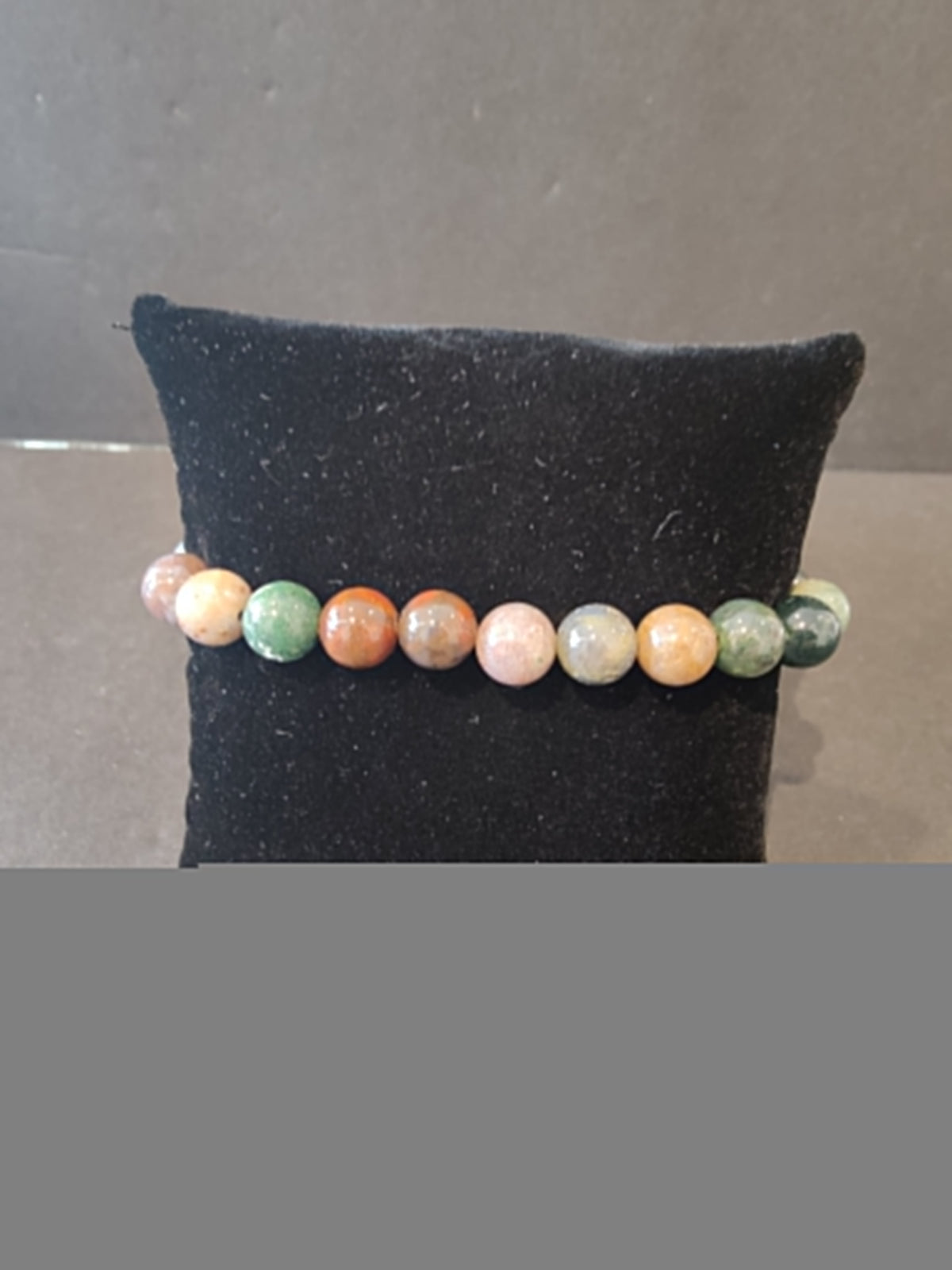 Beaded Stone Bracelet 8mm