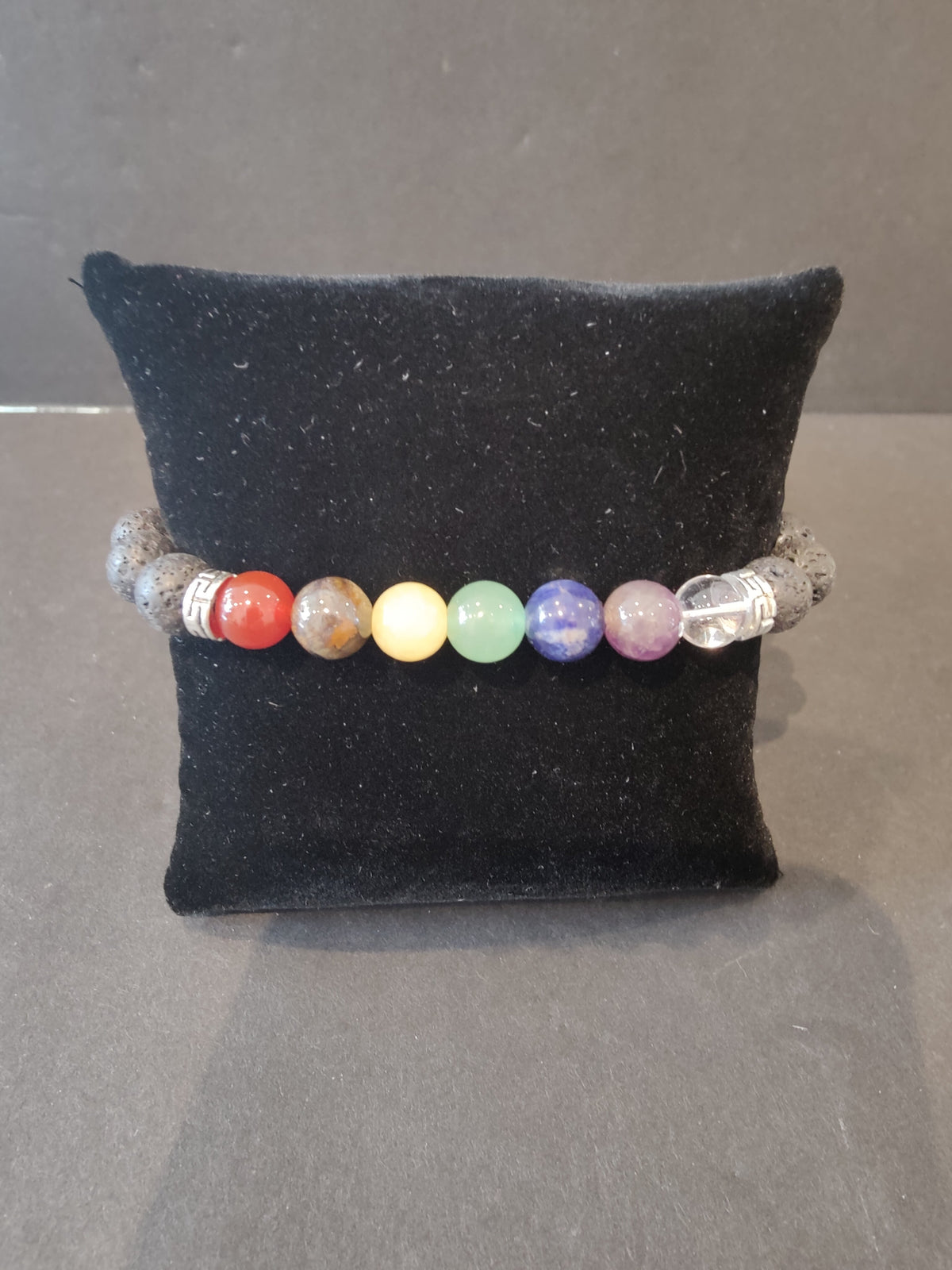 Beaded Stone Bracelet 8mm