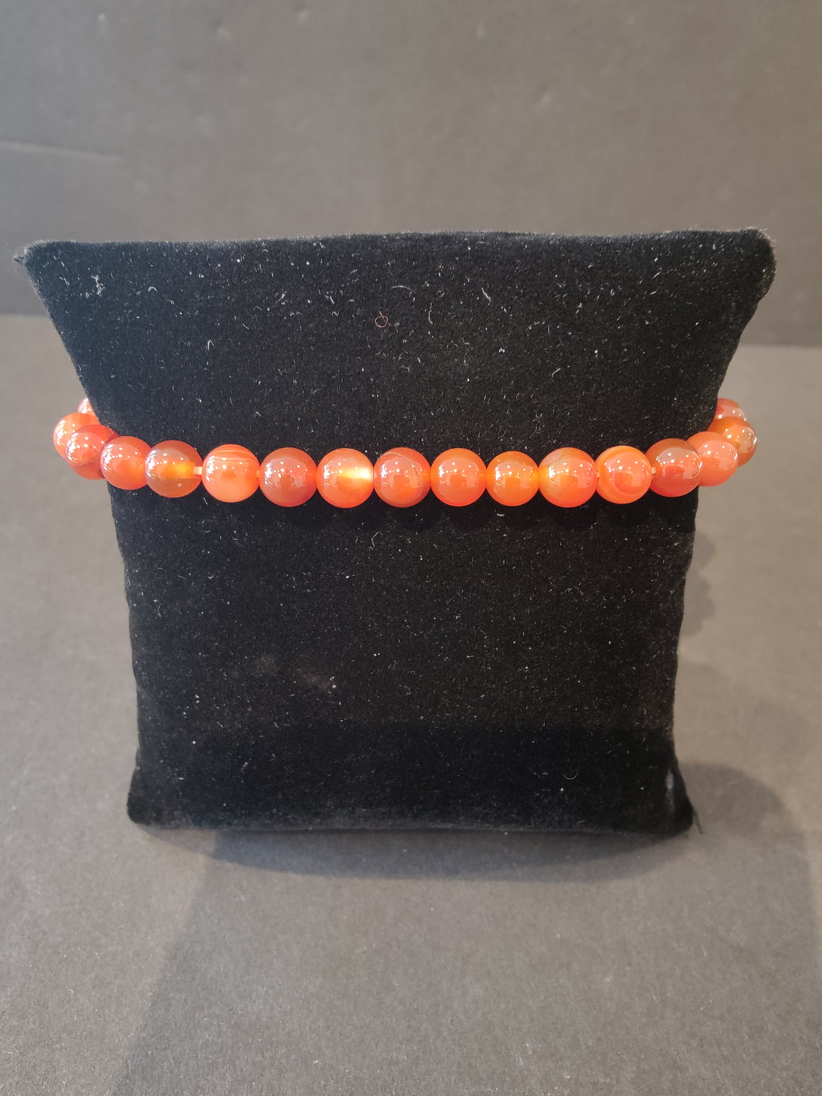 Beaded Stone Bracelet 6mm