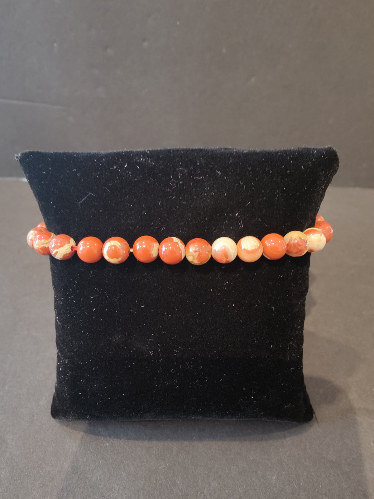 Beaded Stone Bracelet 6mm