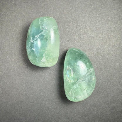 Multi Color Rainbow Fluorite Tumbled Stone