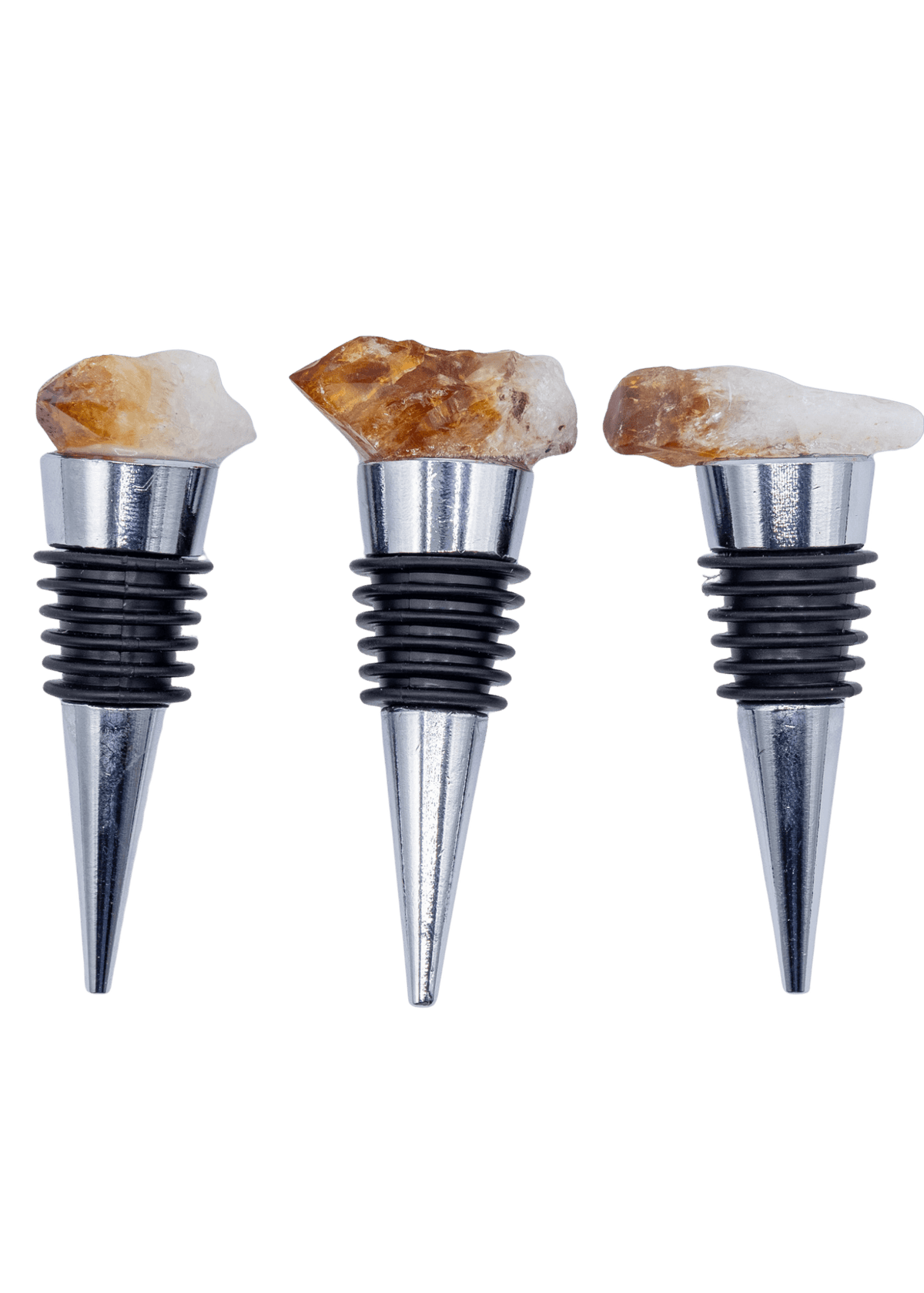 Citrine Crystal Wine Stopper
