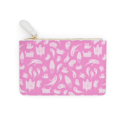 Pretty in Pink Ghost Mini Clutch Bag