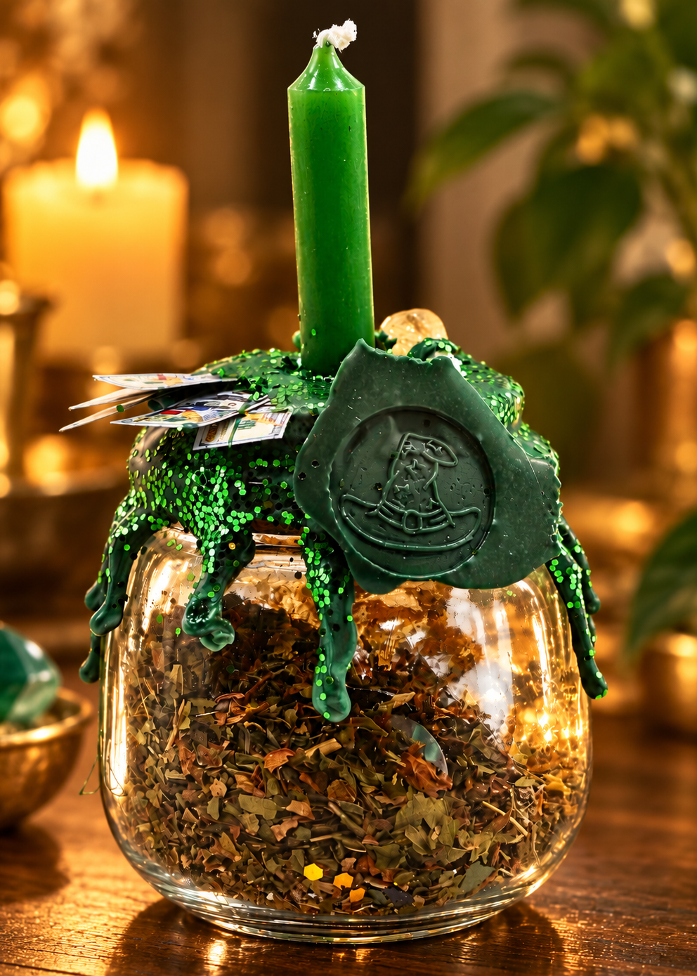 Rich AF Money Drawing Spell Jar - Large