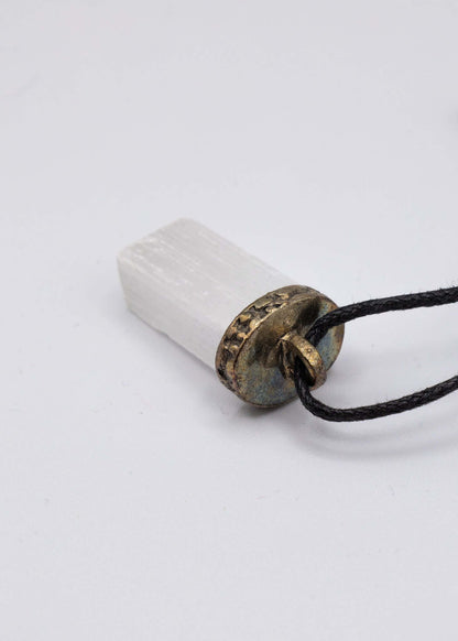Selenite Crystal Necklace