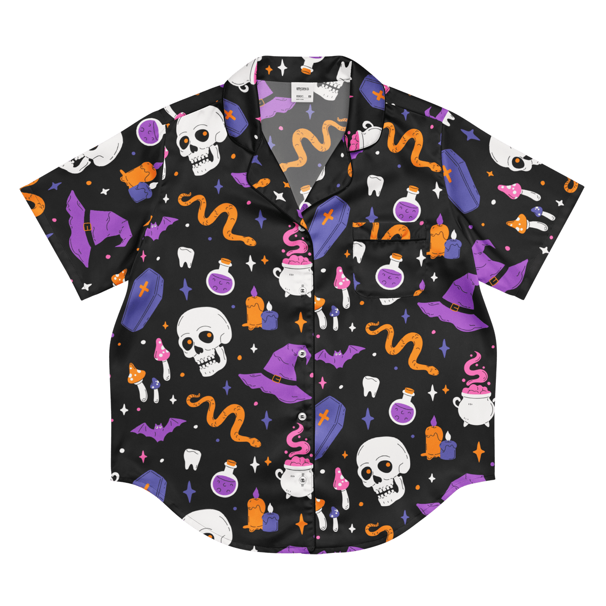 Witch's Whimsy Silky Pajama Top